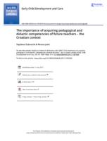 The importance of acquiring pedagogical and didactic competencies of future teachers – the Croatian context