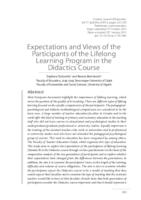 Expectations and Views of the Participants of the Lifelong Learning Program in the Didactics Course