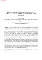 Relationship Between Academic Self-Regulation, Academic Achievement And Health